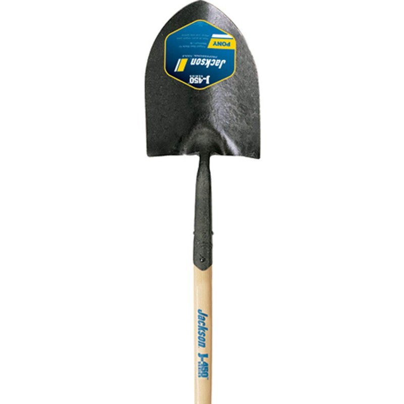 Jackson 1201900 J-450 Pony Round Point Shovel with Forward Step