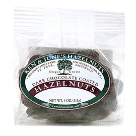 Dark Chocolate Coated Hazelnuts - 4oz
