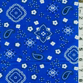 Bandana Fabric 15 Yards Wholesale by The Bolt-Royal