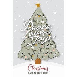 Christmas Card Address Book: Track 10 Years of Sent & Received Holiday Greeting Cards | Xmas List Organizer with Alphabetical Name, Contact Info & Year