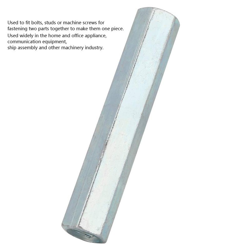 Jadeshay Long Rod Nut M8 * 66 Hex Hexagonal Sleeve