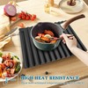Silicone Dish Drying Mats for Kitchen Counter, 3 Pcs Non-Slip