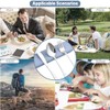 XYTAHDM Campingbesteck, inklusive Messer, Gabel, Löffel,3 Stück Wiederverwendbare Edelstahl Sporks,Tragbare
