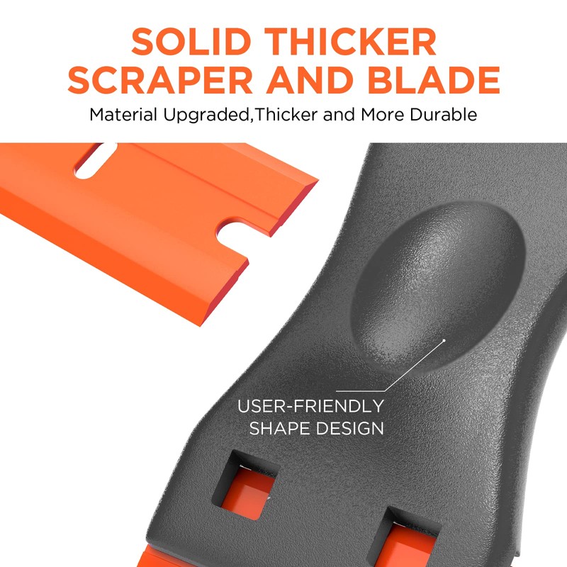 Plastic Razor Blades Scraper Tool - 2 Pack Wall Paint