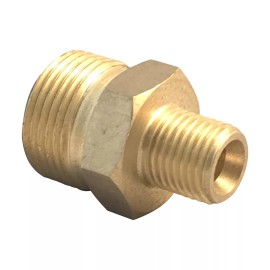 EquipMaxx Karcher Kranzle M22 Male, 1/4 inch Male Brass  Pressure Washer Adapter Connector