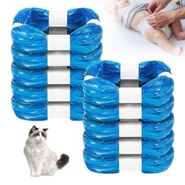 iKALULA 10 Stück Nachfüllbeutel für Katzenstreu, Geruchsdichte Windeleimer Nachfüllfolie, Nachfüllbeutel für Litter Locker Kompatibel mit allen Windeleimer Katzenstreu Entsorgungseimer