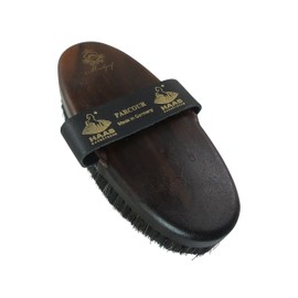 Body brush for horses -Parcour- with horsehair from Haas for Markgraf