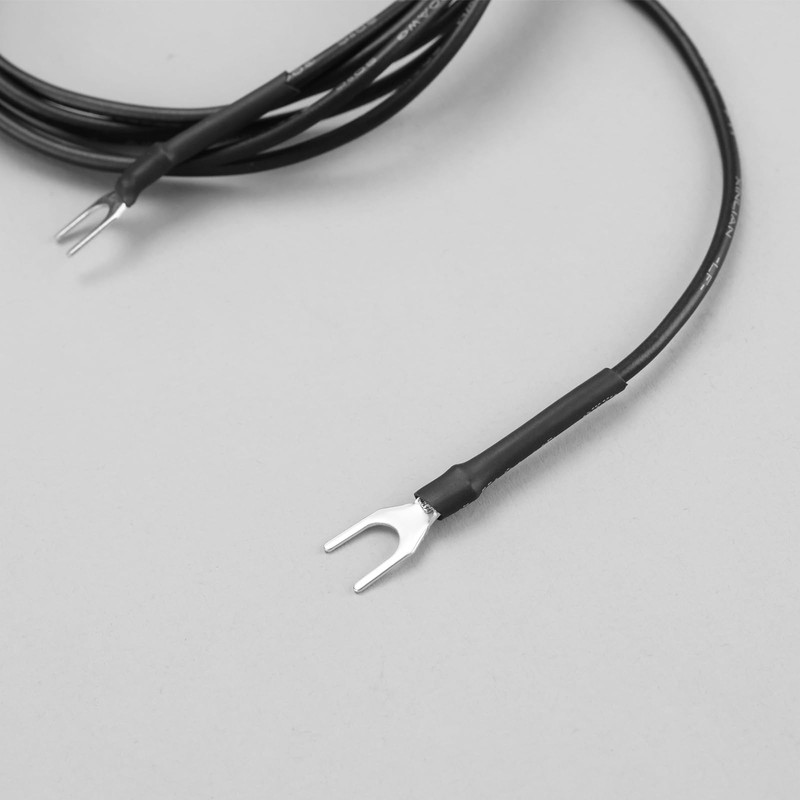 YINETTECH 1.2m Long Pluggable Turntable Earthing Cable with Crimp Fork