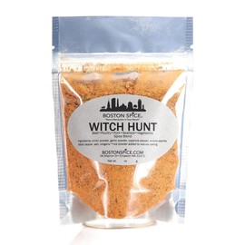 Boston Spice Witch Hunt Handmade Gourmet Seasoning Blend Beef Steak Pork Poultry Chicken Ribs Seafood Fish Vegetables Wings Grilling Barbecue Smoker Dry Rub Meat Turkey Blackening 1 Cup wt. 5.5oz/157g