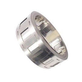 DVFOYTI 21700 2P Nickel Plated Strip 16.4ft/Roll 0.15x31mm,Spacing 21.5mm, used for Li 21700 Battery Spot Welding,Battery Packs, DIY Power Projects.