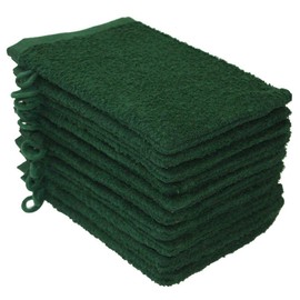 NatureMark NM-HT0829 Terry wash cloths, pack of 10, size 15 x 21 cm, 100% cotton.