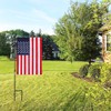 10 Pack Garden Flag Rubber Stoppers and Adjustable Anti-Wind Clips