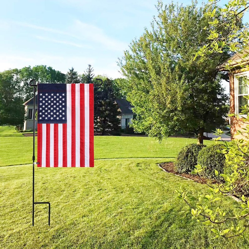 10 Pack Garden Flag Rubber Stoppers and Adjustable Anti-Wind Clips