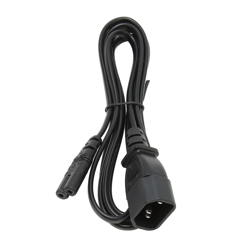 IEC320 C14 to C7 Cord Male to Female Power Adapter