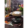 FACKELMANN Dining Board Plastic Light Grey 240 x 140 mm,