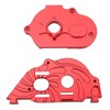 RC Gearbox Cover Aluminum Alloy Transmission Box Housing with Gear