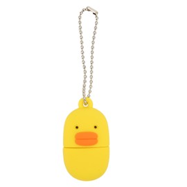 Cartoon Flash Drive Cute Yellow Duck Shape Anti Electromagnetic Interference USB2.0 Flash Drive Memory Device Sausage Duck 16GB