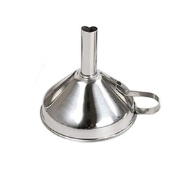 Stainless Steel Funnel, Kitchen Funnels with Handles, Sizes Large to Small Funnels for Transferring for Transferring Fluid,Liquid,Oil,Powder,and Making Jam (13CM)