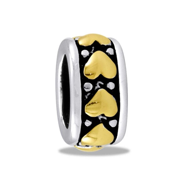 DaVinci Small Heart Two Tone Bead DB103-5 Interchangeabl