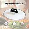 Oval Glass Lid Replacement for 6QT Hamilton Beach Slow cooker