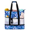 Octsky Beach Bags with Cooler Women Beach Tote Bag Waterproof