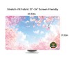 Umbrotiger 32-inch monitor dust cover, elastic polyester sunshade, 31" 32"