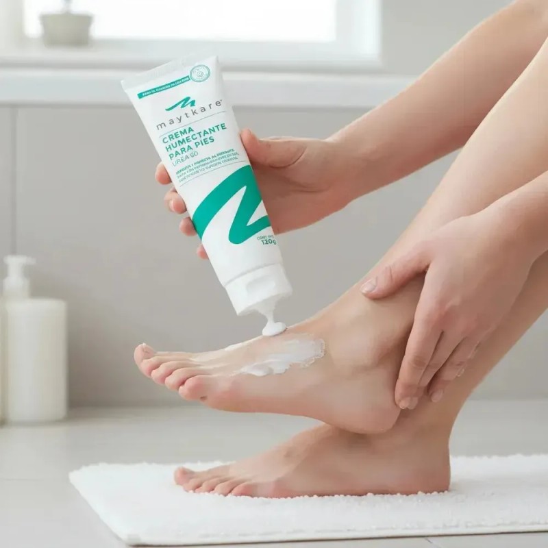 3pz Crema Humectante para pies Urea 60 Maytkare