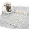 souG Organza Gifts Bags, 5x7 100Pcs Sheer Organza Drawstring Pouches