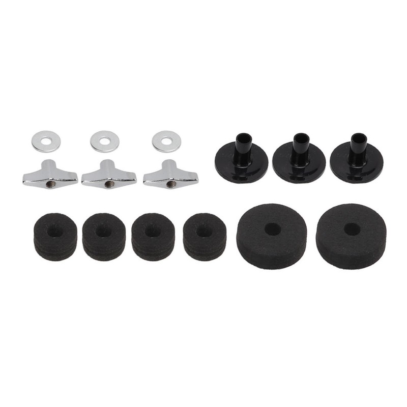 21Pcs Drum Cymbal Felt Pad Non Slip Instrument Accessory Replacement