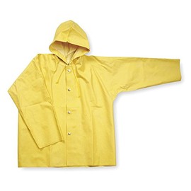 CONDOR 4PCR9 Rain Jacket, 4XL, Yellow, Hood