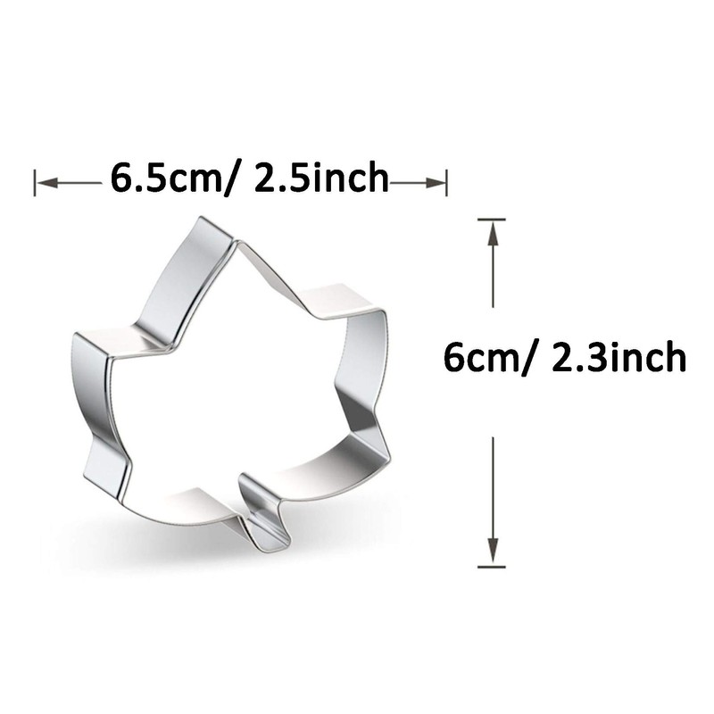 WJSYSHOP Maple Leaf Cookie Cutter - B