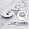 XIYING 2 Pcs Bath Plug and Chain, Sink Bath Plug