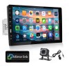 Camecho 9" Single 1 Din Car Stereo Radio Bluetooth FM