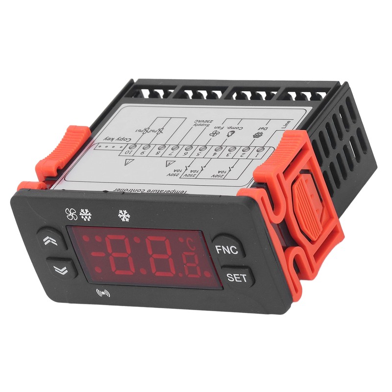 Temperature Controller Fahrenheit Celsius Switchable Digital Display NTC Sensor Thermostat