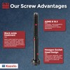 Kozelo 10 Pcs Hex Socket Screw M5 x 60mm Alloy
