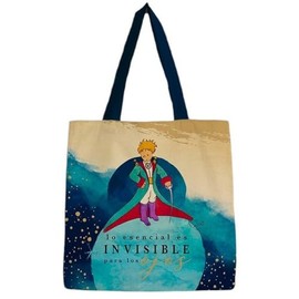 Cotton Bag Premium Paper, The Little Prince Lo Esencial es Invisible (46 x 46 cm), multicoloured