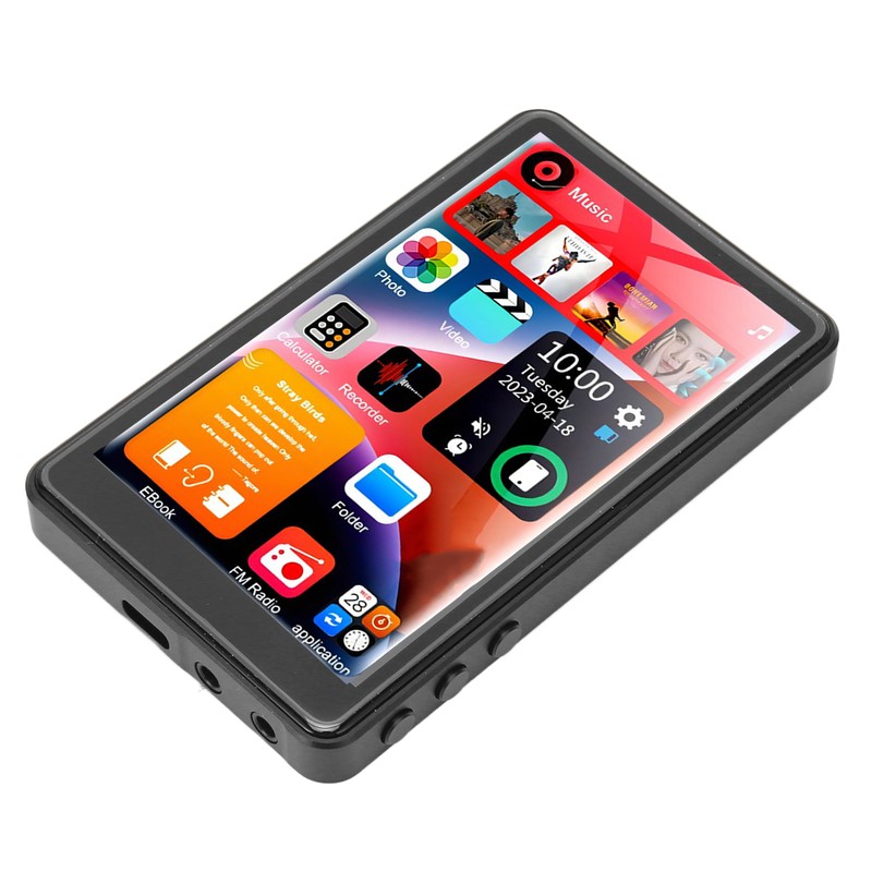 MP3 Player 4 Inch Full Touch Screen HD Noise Reduction