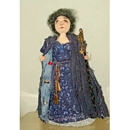 With Love from Skeelhaven Cloth Art Doll Pattern "Dusty Moon" by Judy Skeel