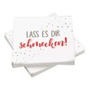 20 Napkins 'Lass es dir schmecken!' 33 x 33 cm