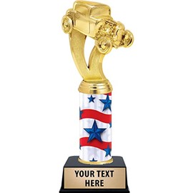 Hot Rod Trophy, 11" Hot Rod Trophy Award, Customize Now Prime