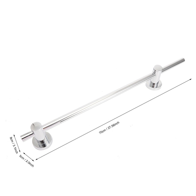 Bathroom Stainless Steel Adjustable Towel Rail Bar Shelf Towel Rack