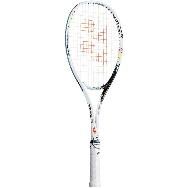 Yonex Geo Lake 70S Steer Strike Powershot Soft Tennis Racquet, White/Dark Navy (553), UXL0 GEO70SS