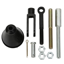 Cylinder Rod Set Clevis and Eyelet, Universal Fit GM 1950 to 1970, Adjustable Master Cylinder Rod