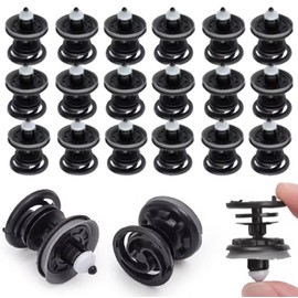 Pack of 50 Mounting Clips, Door Trim Fastening Clips, Car Trim Clips, Plastic Car Mounting Clips for Most Models