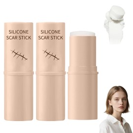 2pcs Scar Solutions Silicone Scar Stick, Made of 60% Silicone, Lightweight & Easy to Apply, Gentle on All Skin Types