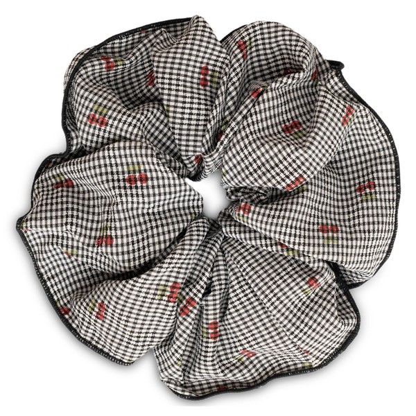 SXQLYH Scrunchie Hair Scrunchie Made of Checked Fabric, Braid Band,