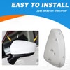 Car Door Rearview Mirror Cover Cap Housing Protective Cover For