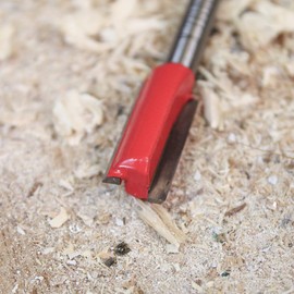 Faithfull FAIRB25 Router Bit TC Two Flute 1/4in 11mm, Red/Silver