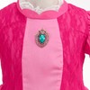 Mooedcoe Princess Peach Costume Girls Toddlers, Kids Cosplay Princess Peach