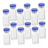 ULTECHNOVO Tinyglass Bottles for Sample Storage 50pcs Mini Vials Lab